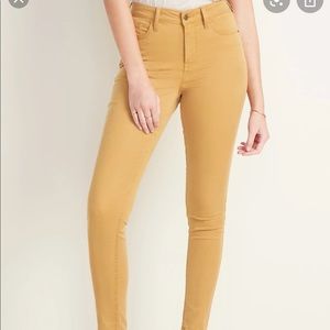 High-Waisted Sateen Rockstar Super Skinny Jeans